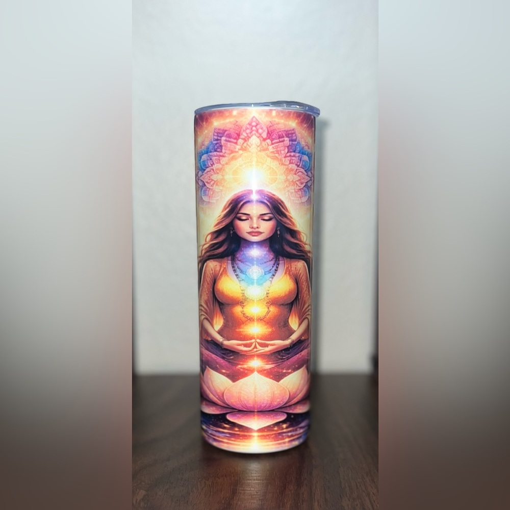 Custom Tumblr cup Colorful Meditation Art